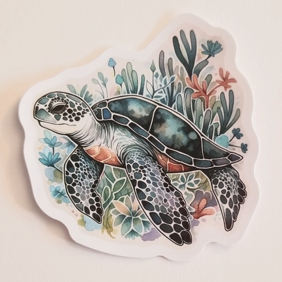 10/$10 Sea Turtle Sticker - Picture 1 of 1